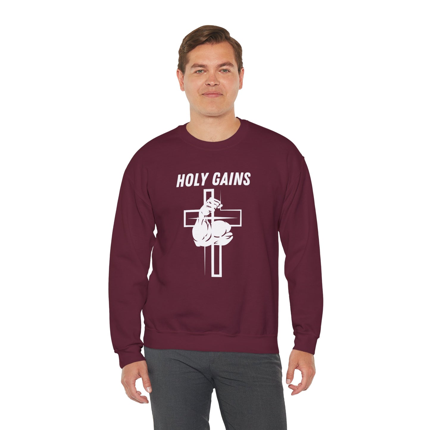 Men's Sweatshirt - Holy Gains