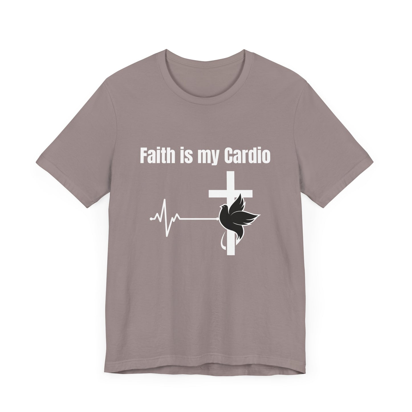 Faith Is My Cardio Jersey Short Sleeve Tee