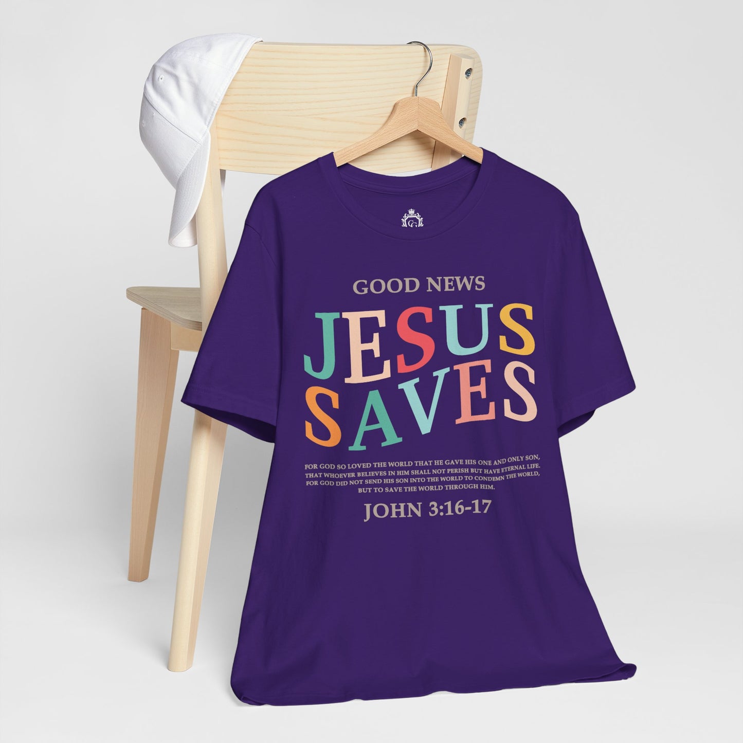 Jesus Saves Jersey Short Sleeve Tee