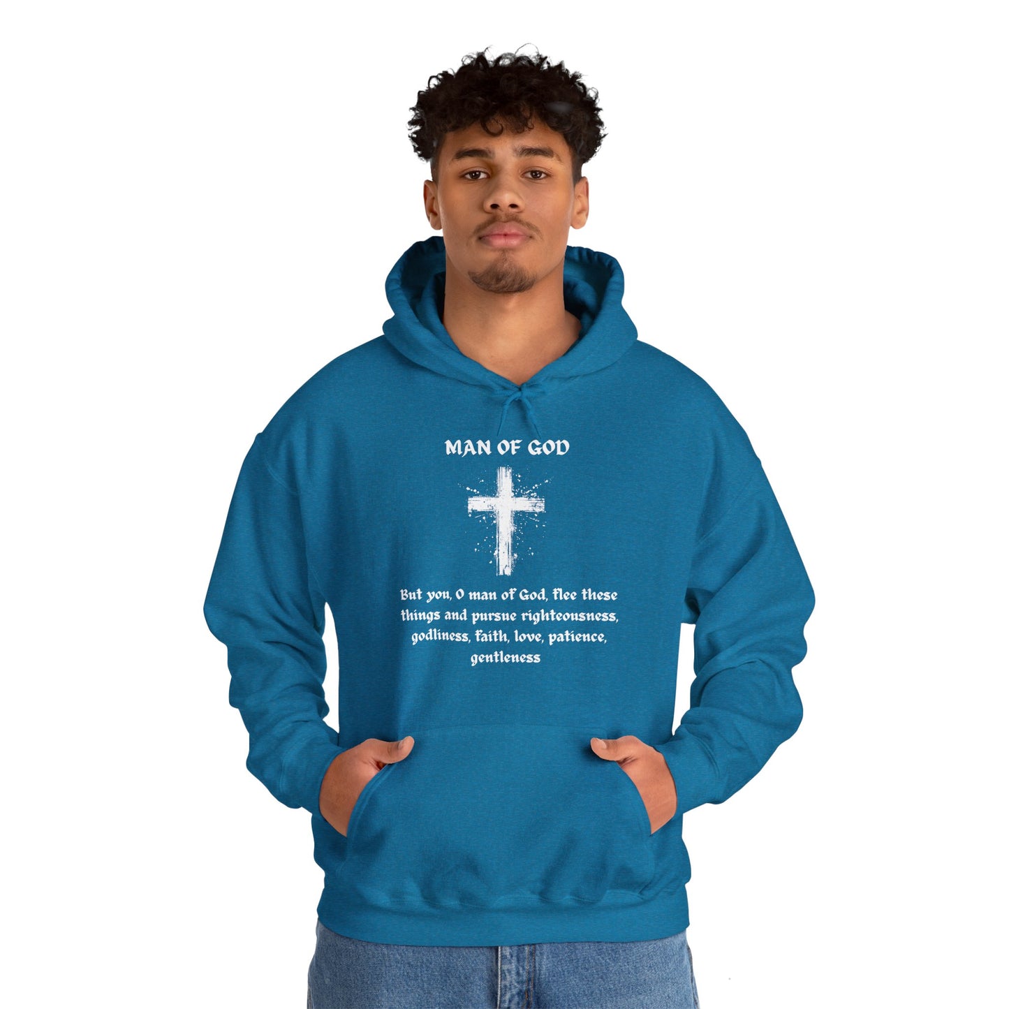 Man of God Heavy Blend™ Hooded Sweatshirt