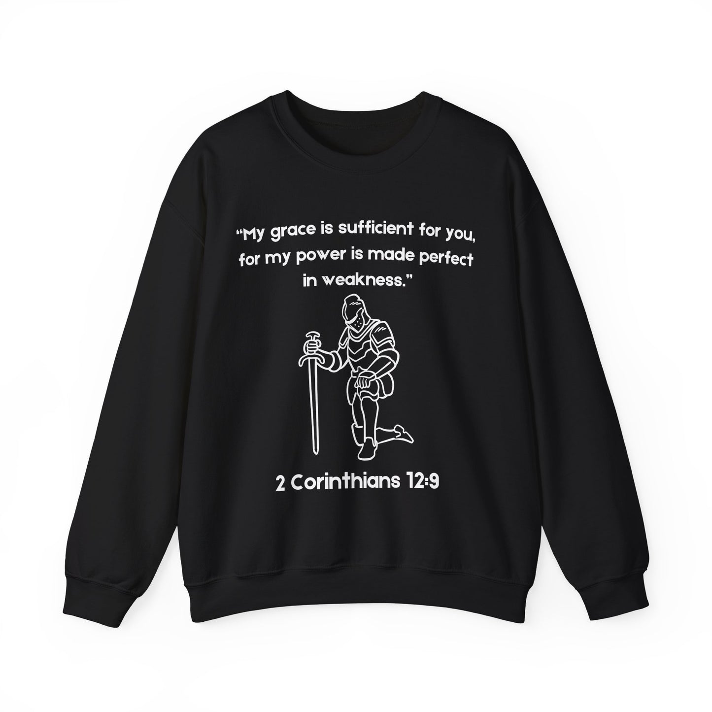 My Grace Is Sufficient Heavy Blend™ Crewneck Sweatshirt