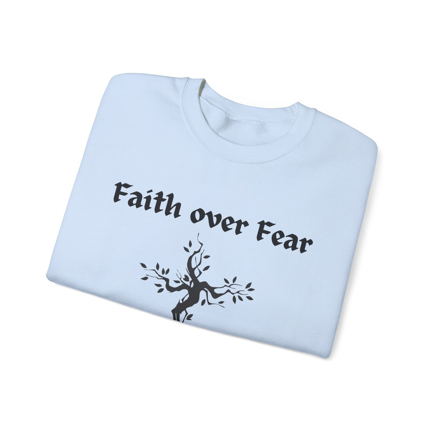 Faith over Fear Heavy Blend™ Crewneck Sweatshirt