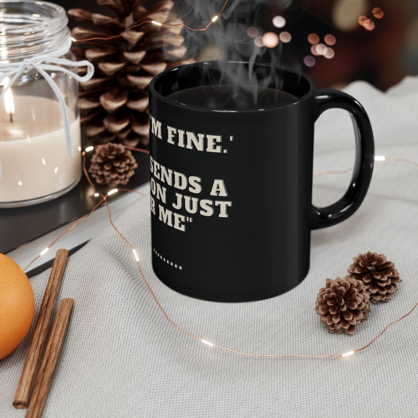 Sermon Just For Me Black Mug (11oz, 15oz)