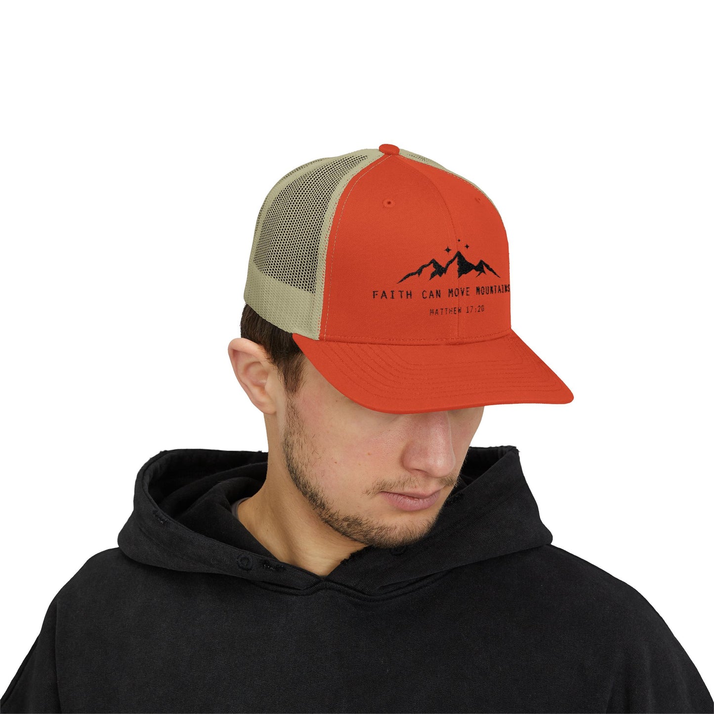 Faith Can Move Mountains Snapback Cap