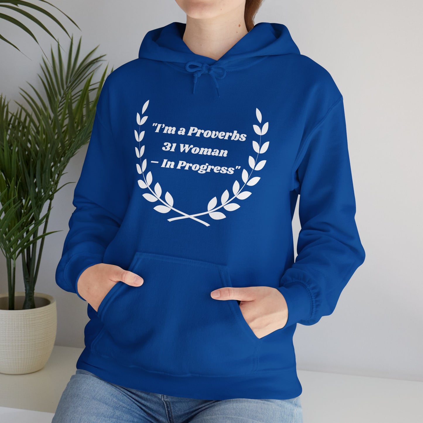 Proverbs 31 Woman In Progress Heavy Blend™ Hooded Sweatshirt