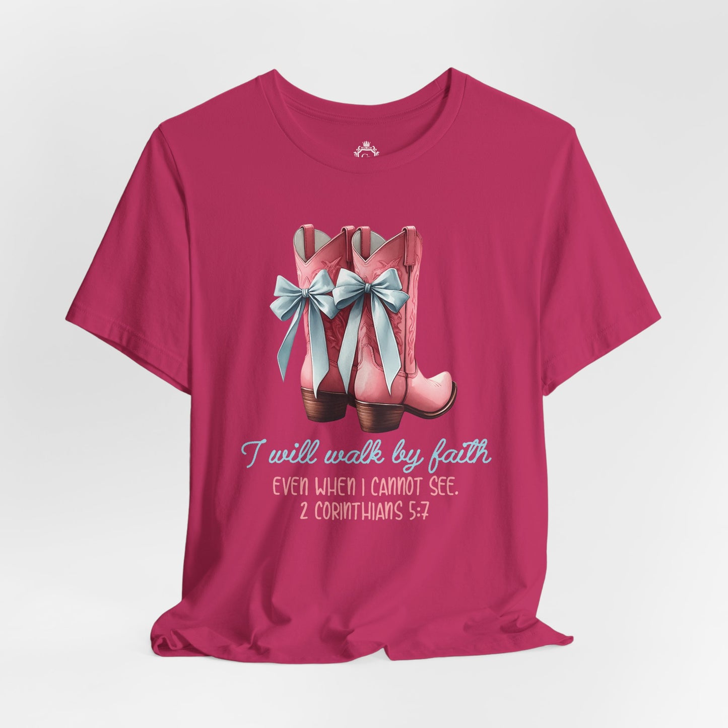 Walk By Faith Jersey Short Sleeve Tee