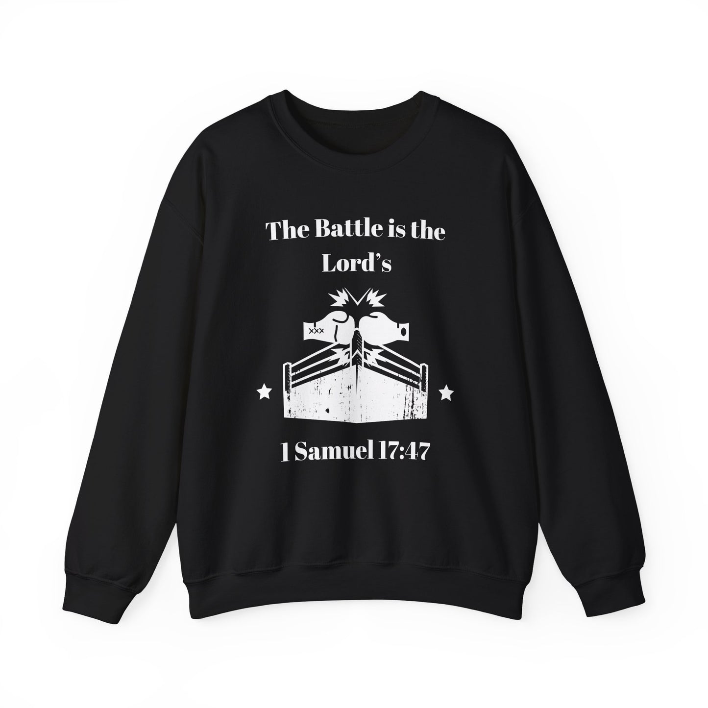 Men's Sweatshirt - The Battle Is The Lord's