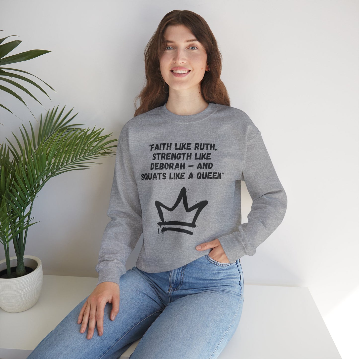 Faith Like Ruth Heavy Blend™ Crewneck Sweatshirt