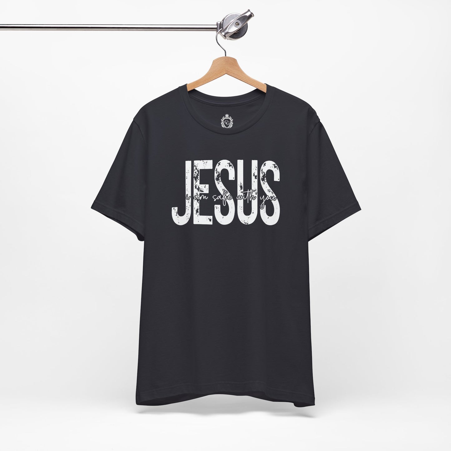 Jesus I am Safe With You Jersey Short Sleeve Tee