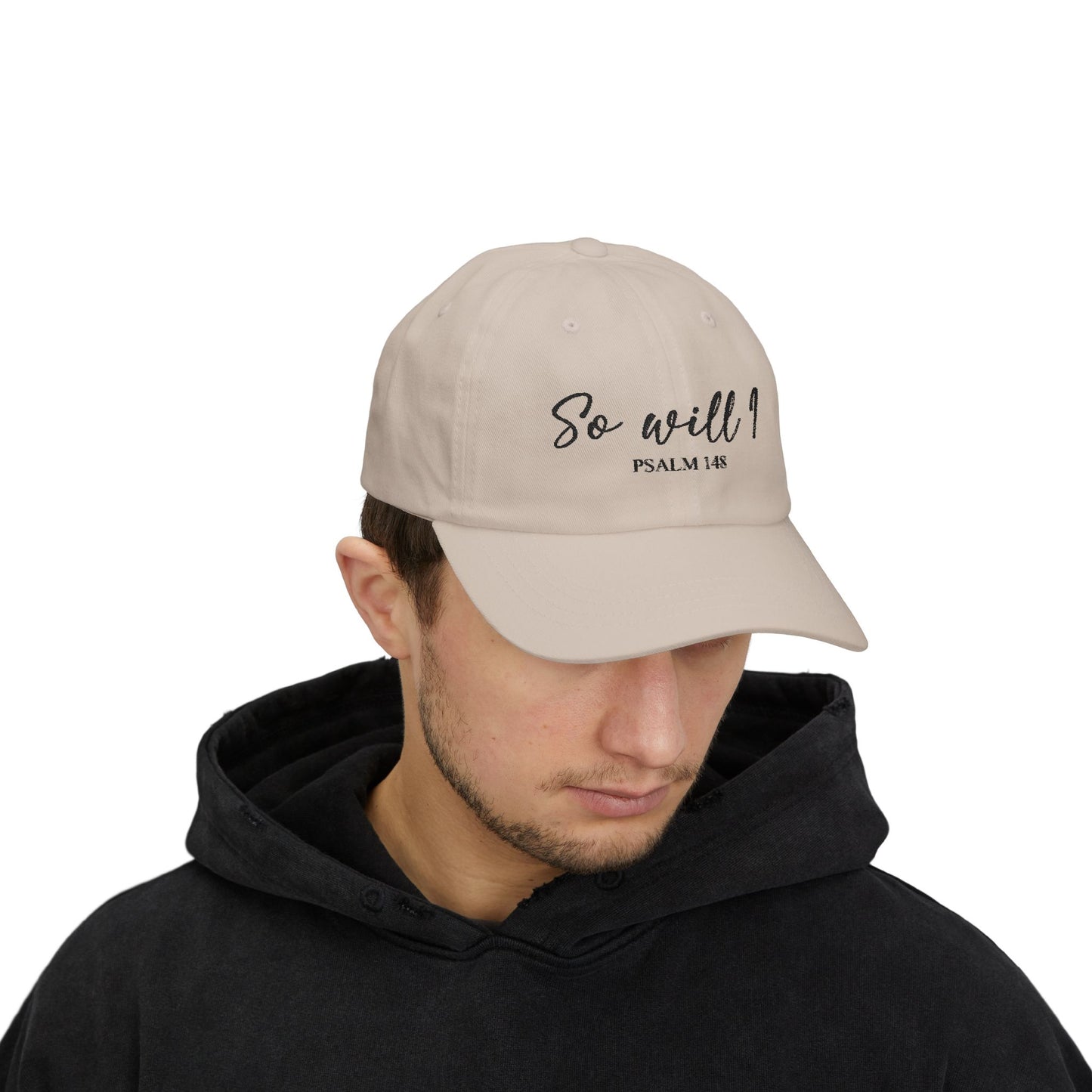 So Will I Embroidered Cap