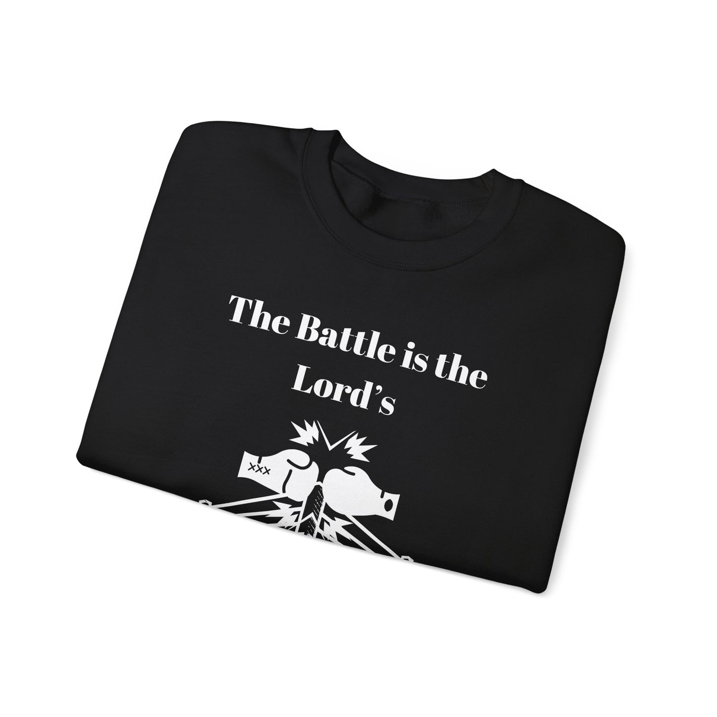 Men's Sweatshirt - The Battle Is The Lord's