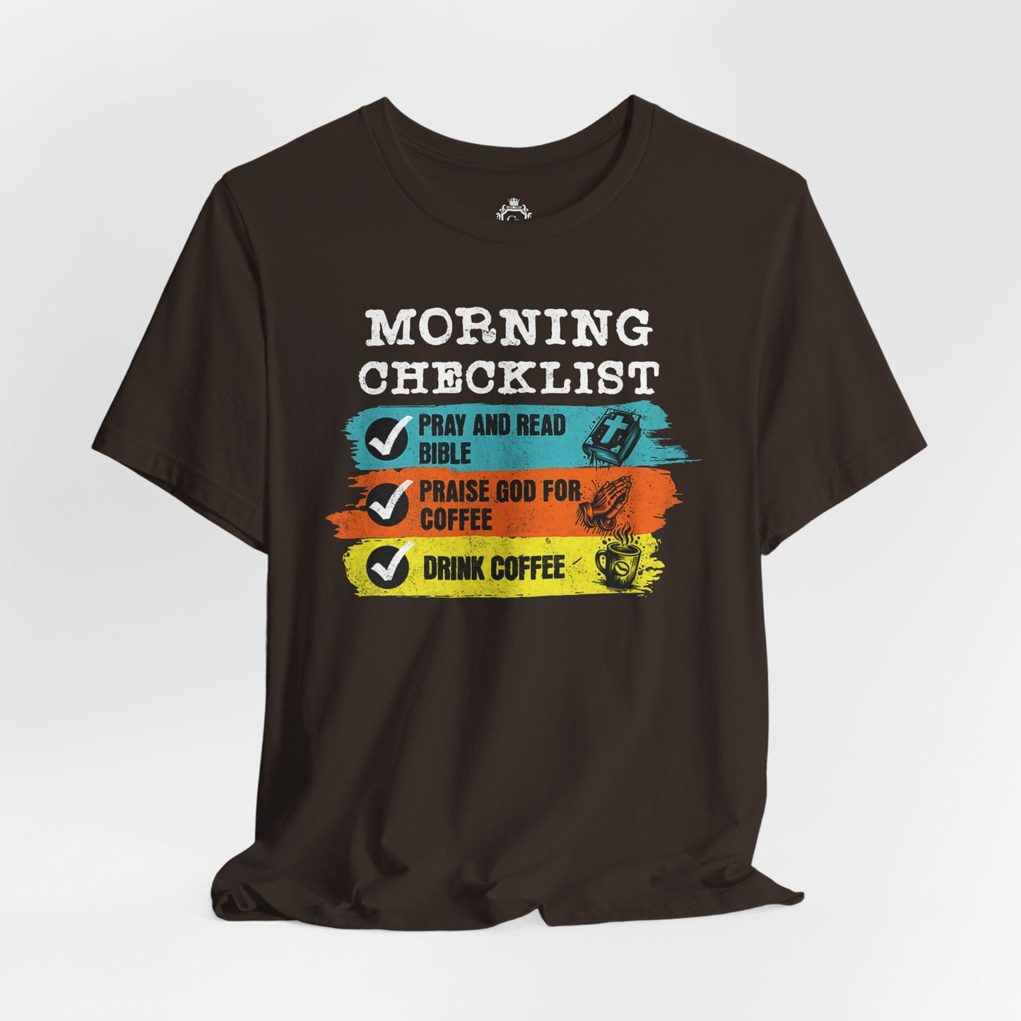 Morning Checklist Jersey Short Sleeve Tee