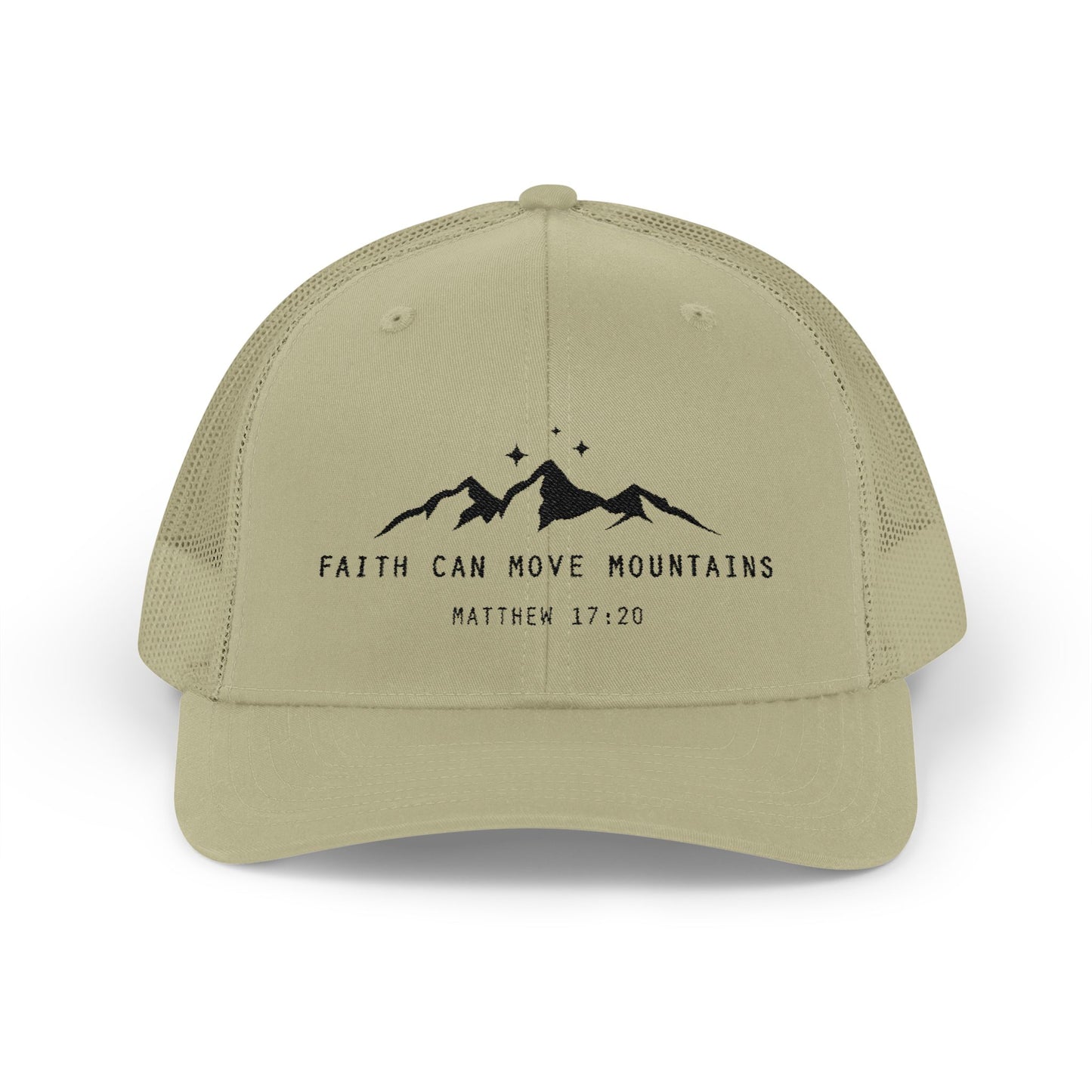 Faith Can Move Mountains Snapback Cap