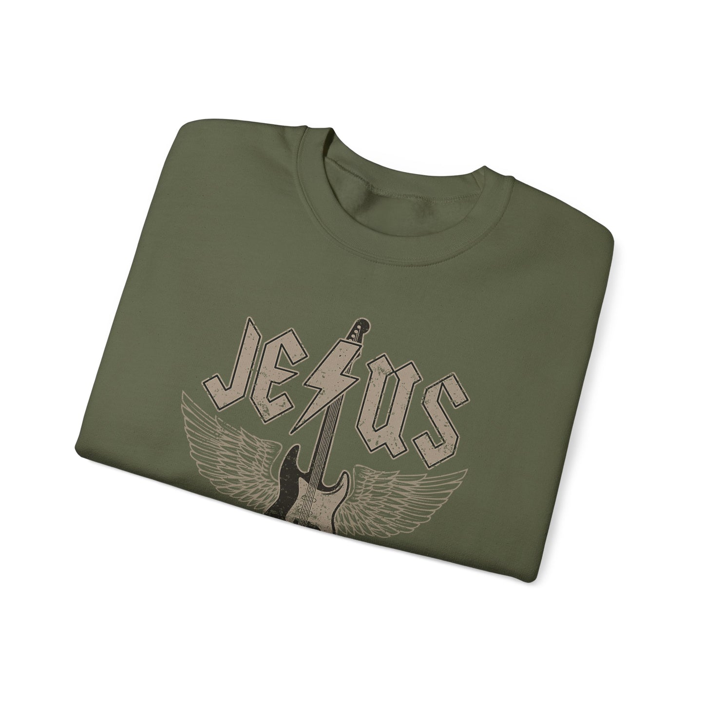 Men's Sweatshirt - Jesus Highway To Heaven