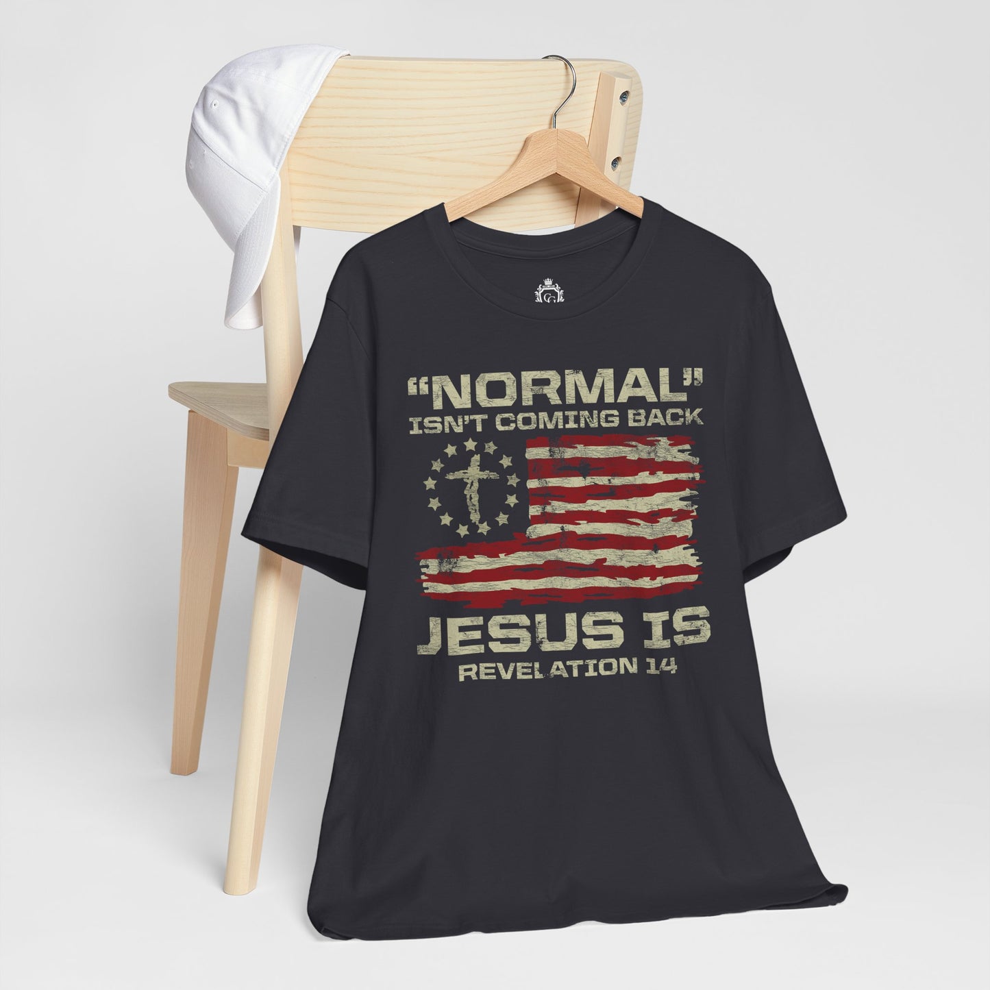 Normal Isn't Coming Back Jesus Is Jersey Short Sleeve Tee