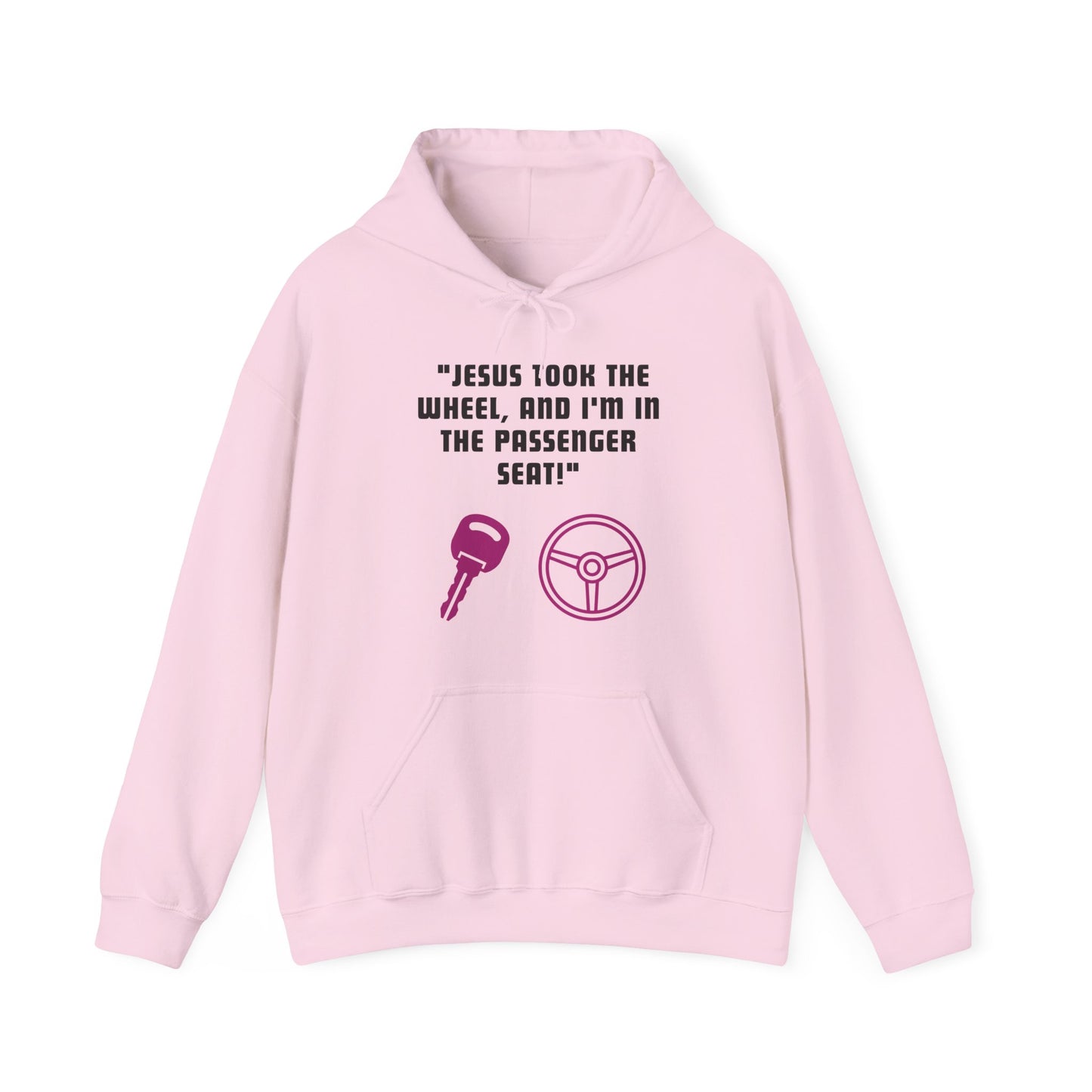 Jesus Took The Wheel Heavy Blend™ Hooded Sweatshirt