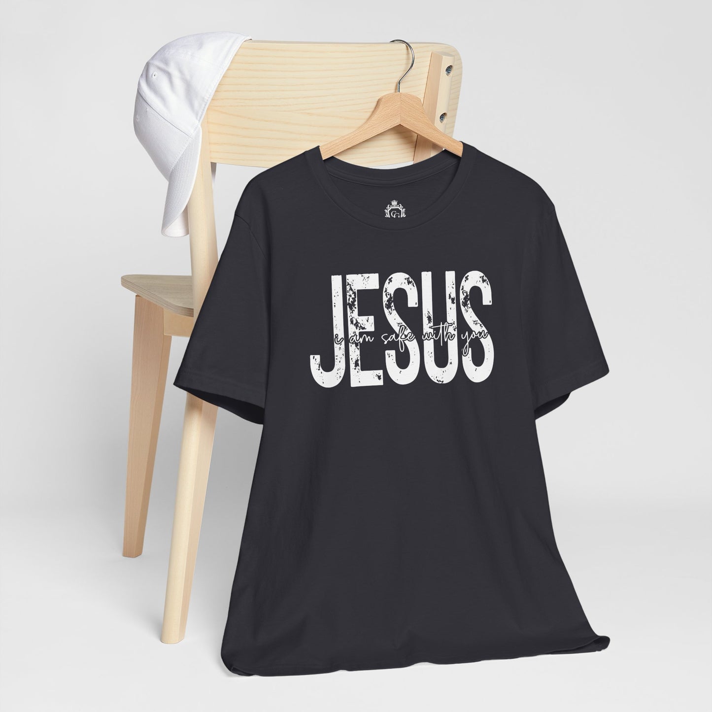 Jesus I am Safe With You Jersey Short Sleeve Tee