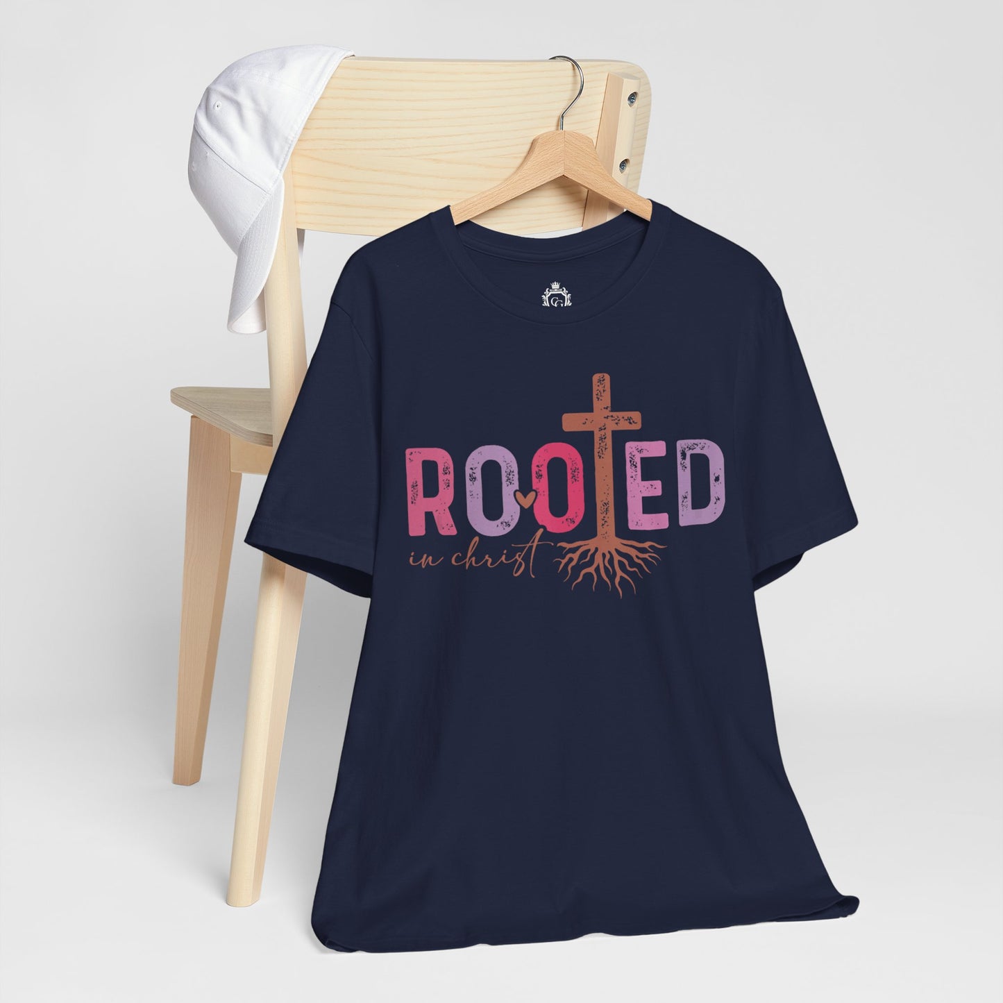 Rooted In Christ Jersey Short Sleeve Tee