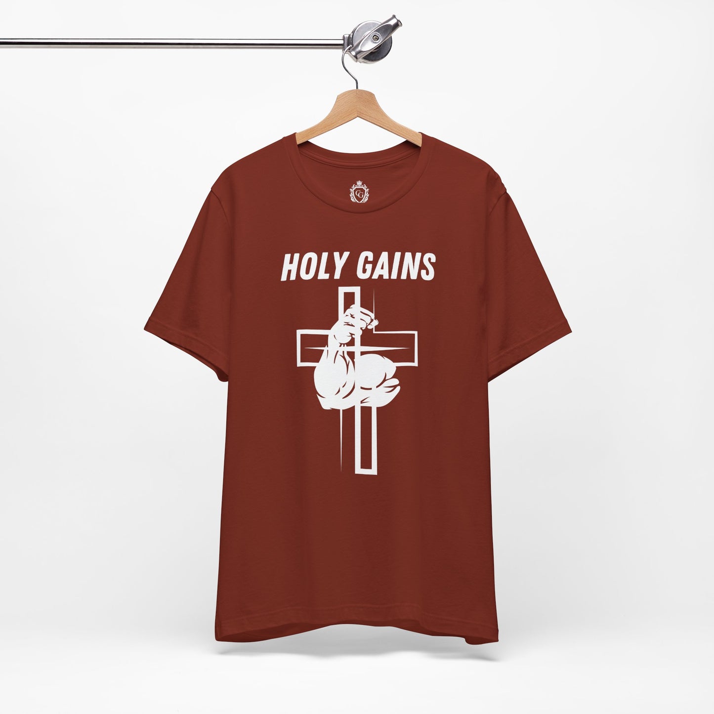 Holy Gains Jersey Short Sleeve Tee