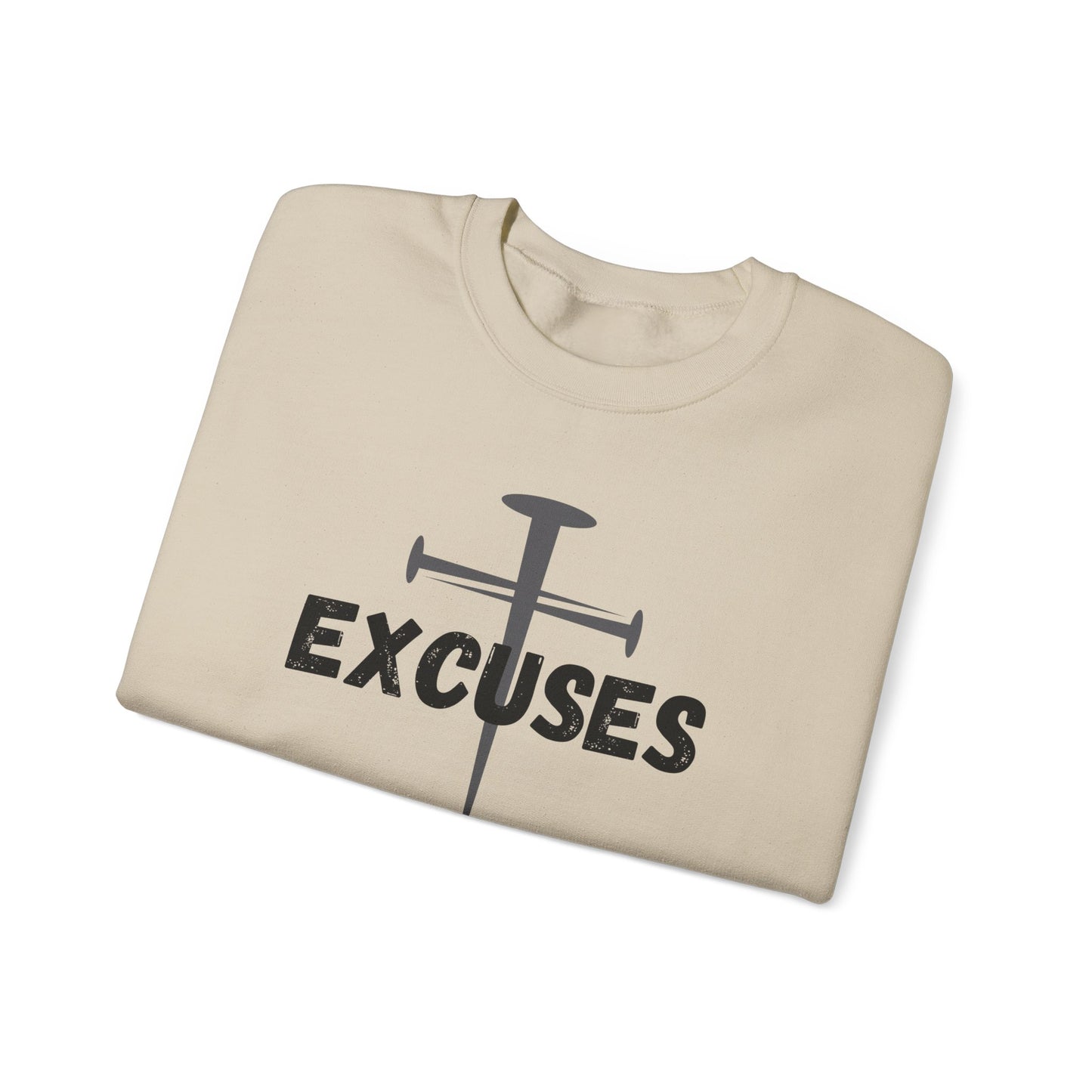Men's Sweatshirt - Crucified My Excuses