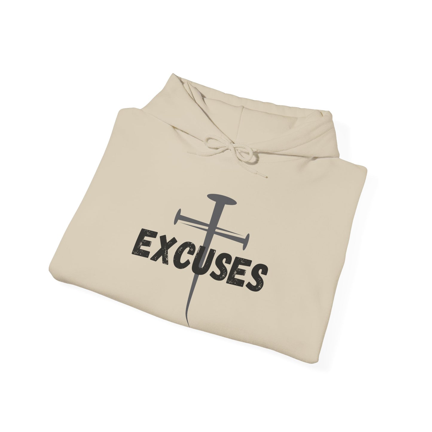 Crucified My Excuses Heavy Blend™ Hooded Sweatshirt