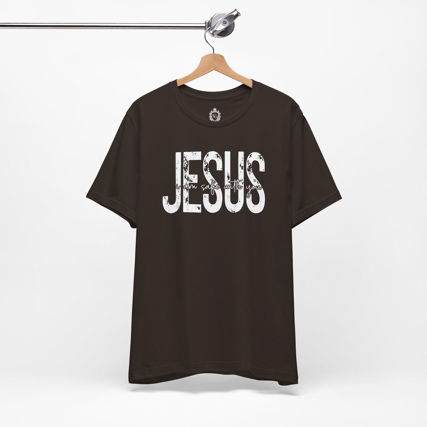 Jesus I am Safe With You Jersey Short Sleeve Tee