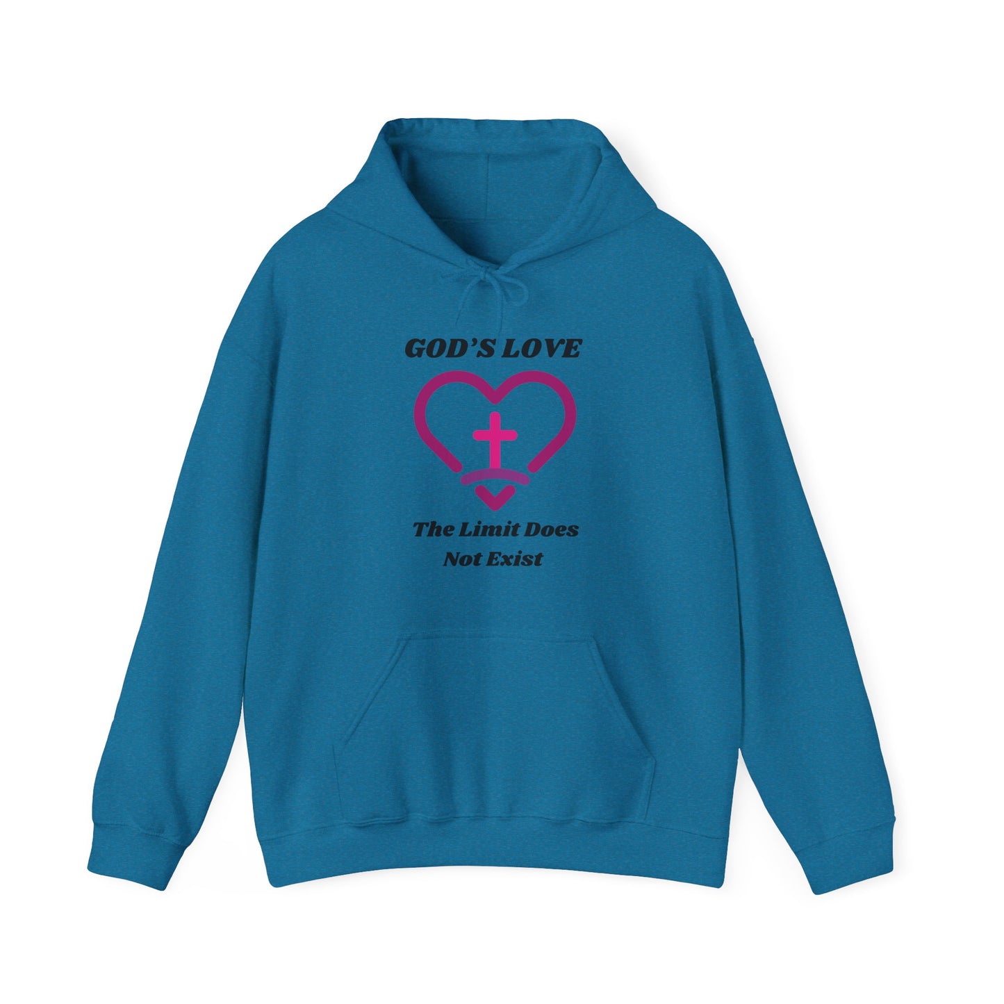 God's Love The Limit Does Not Exist Heavy Blend™ Hooded Sweatshirt