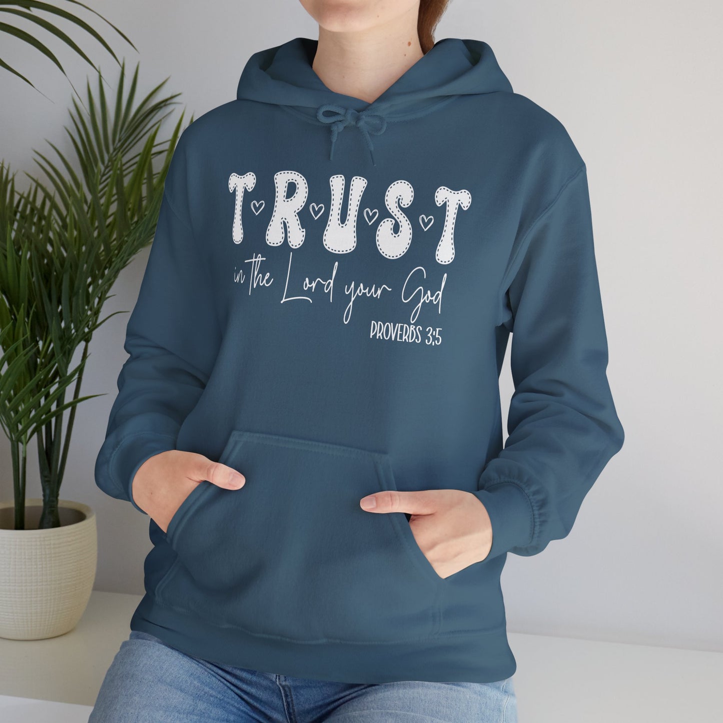 Trust In The Lord Heavy Blended Hoodie