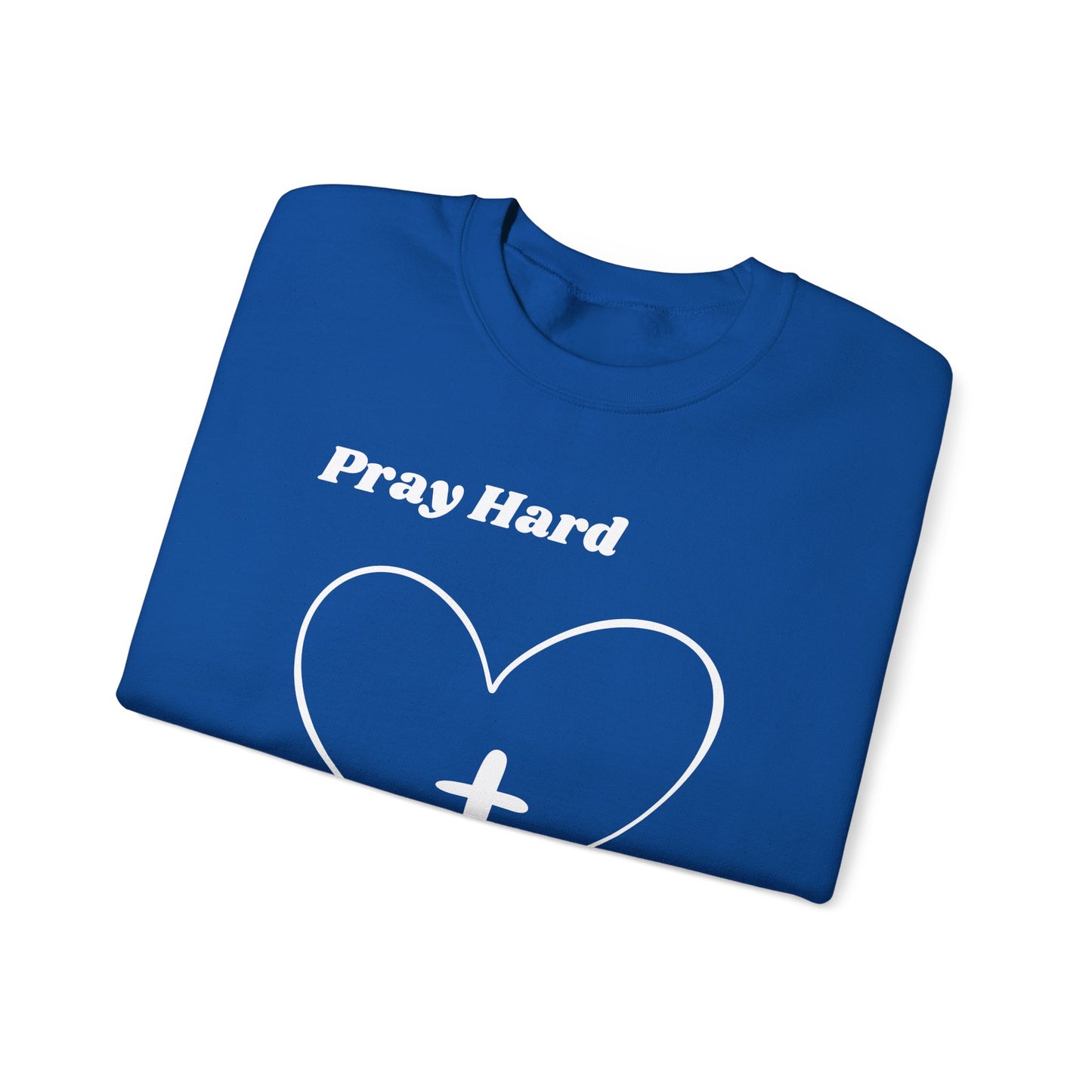 Pray Hard Slay Hard Heavy Blend™ Crewneck Sweatshirt