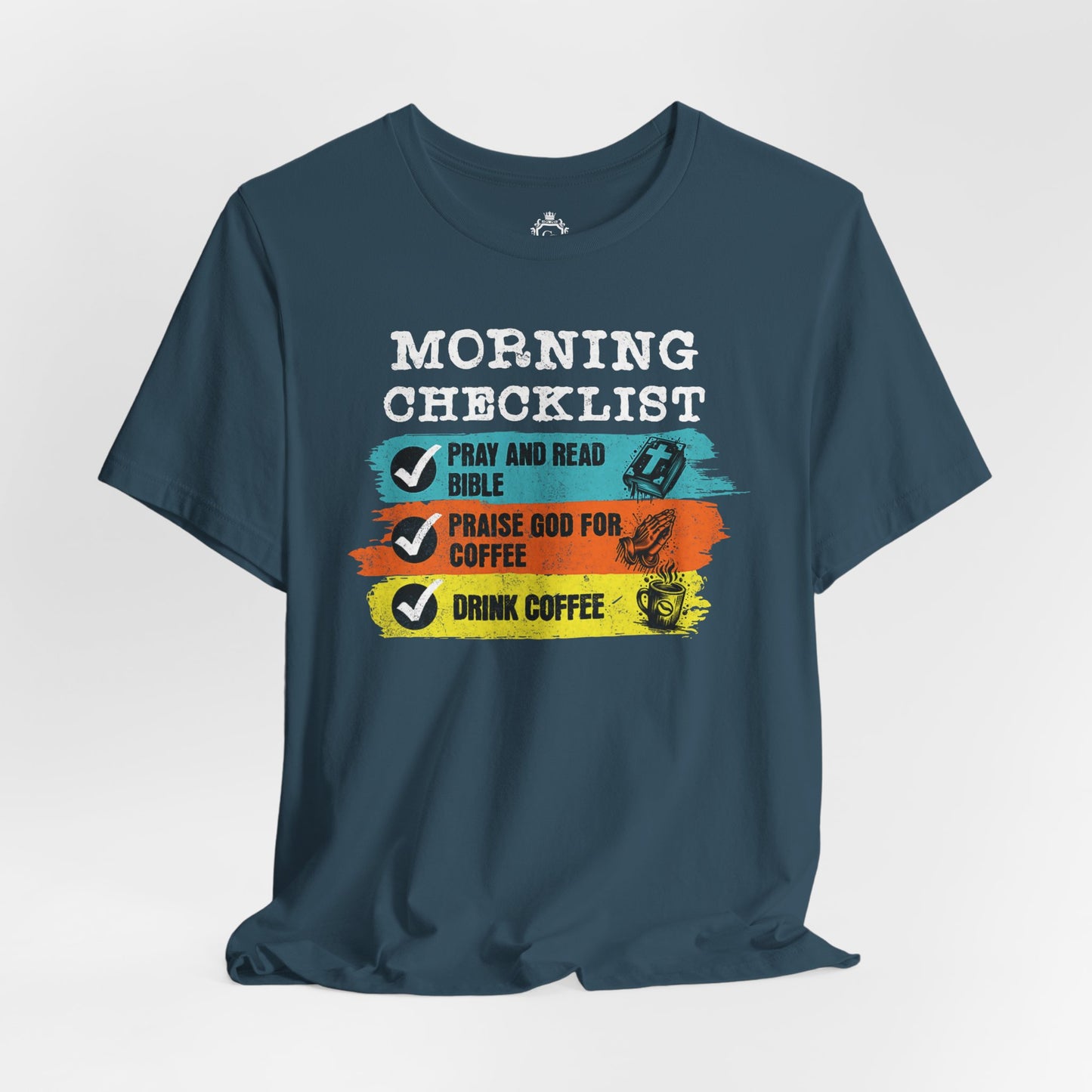 Morning Checklist Jersey Short Sleeve Tee