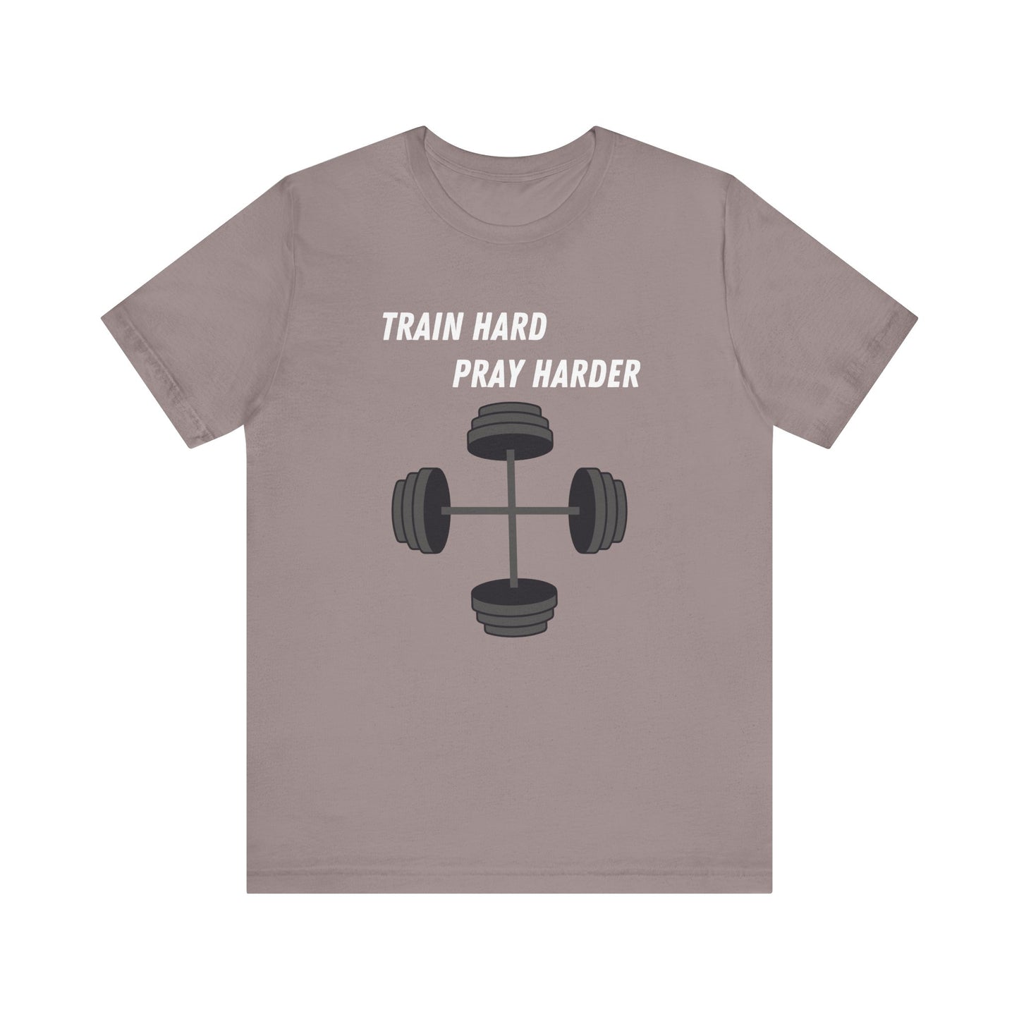 Train Hard Pray Harder Jersey Short Sleeve Tee