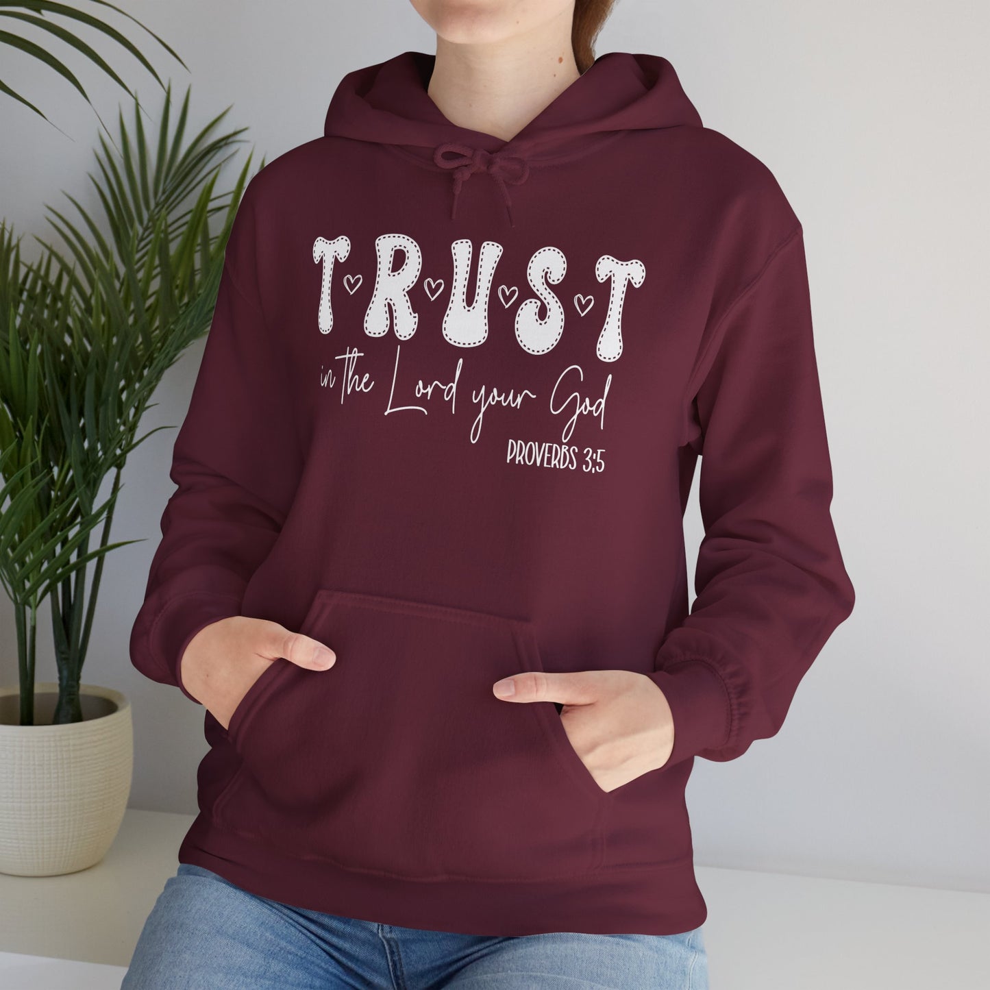 Trust In The Lord Heavy Blended Hoodie