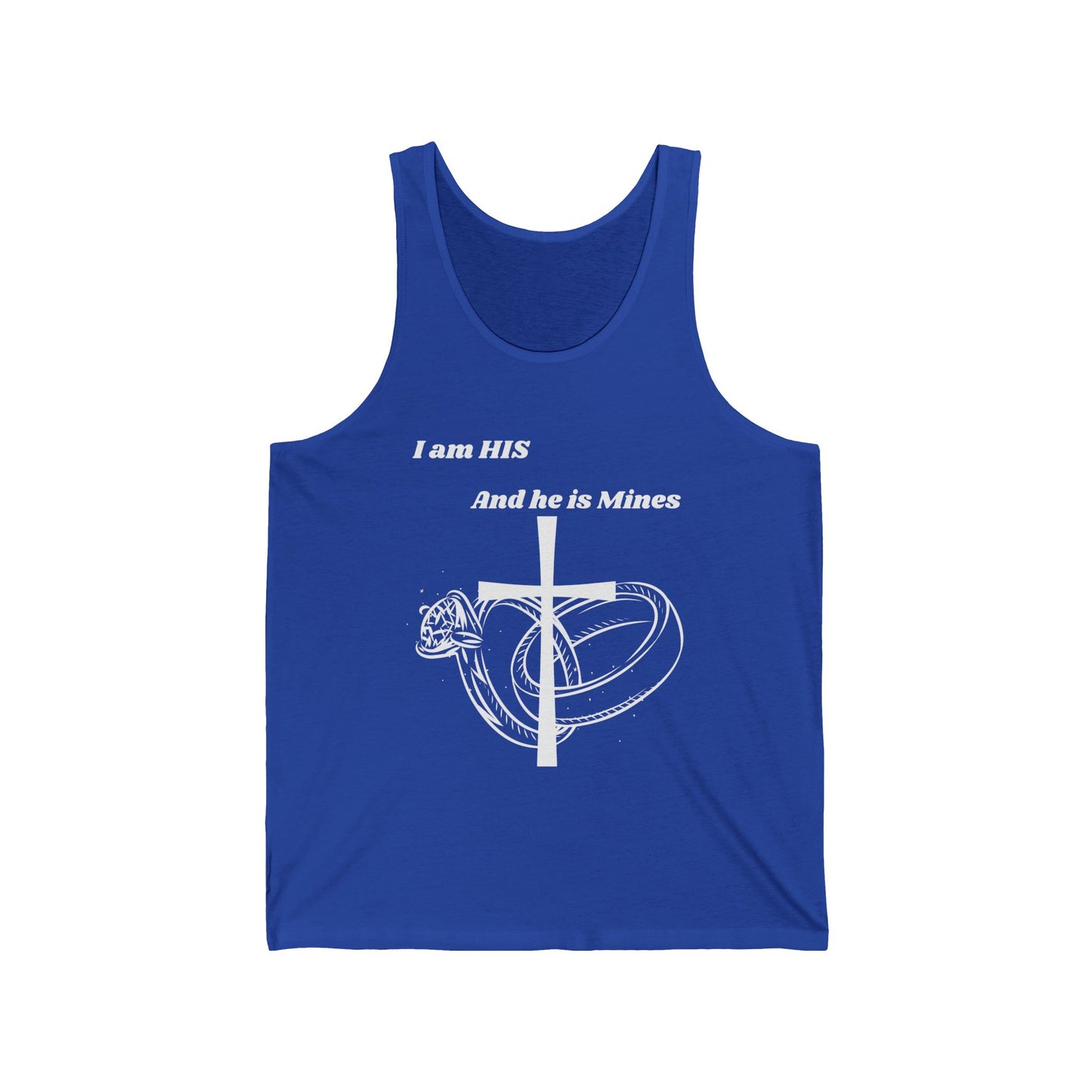 I Am His And He Is Mines Jersey Tank