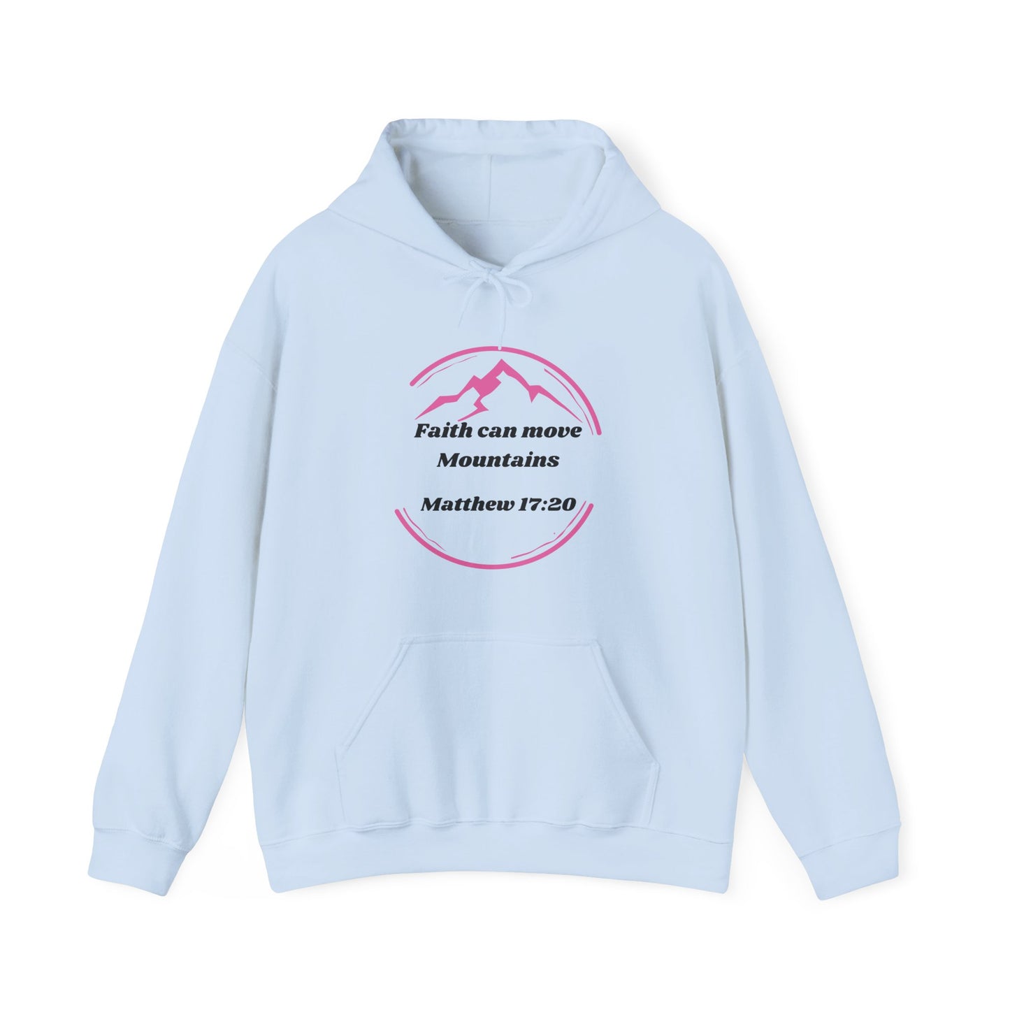 Faith Can Move Mountains Heavy Blend™ Hooded Sweatshirt