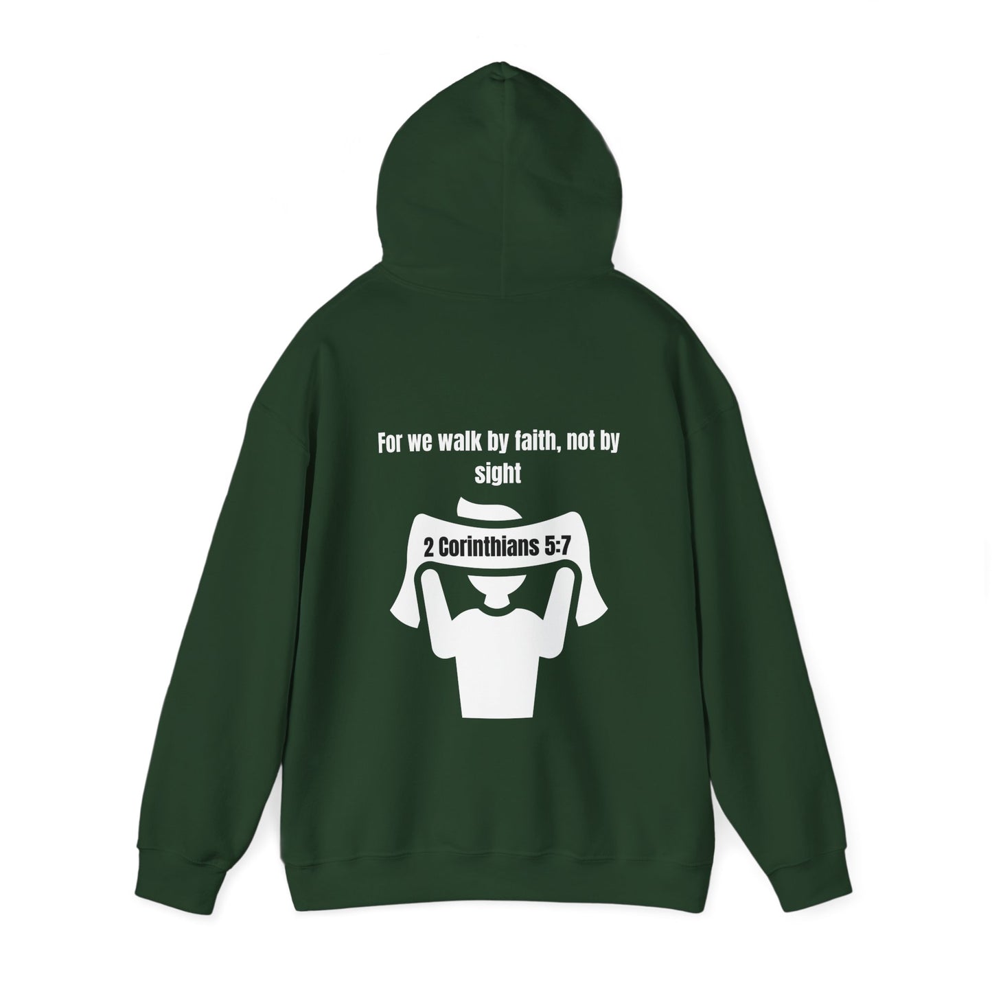 Walk by Faith Heavy Blend™ Hooded Sweatshirt