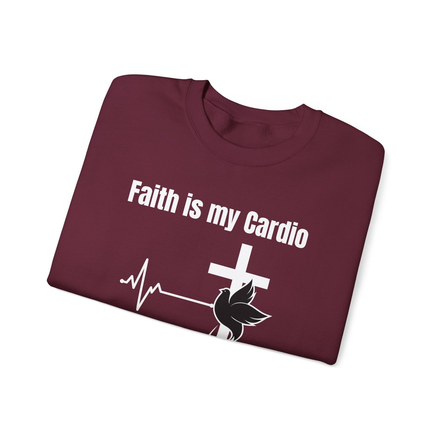 Men's Sweatshirt - Faith Is My Cardio