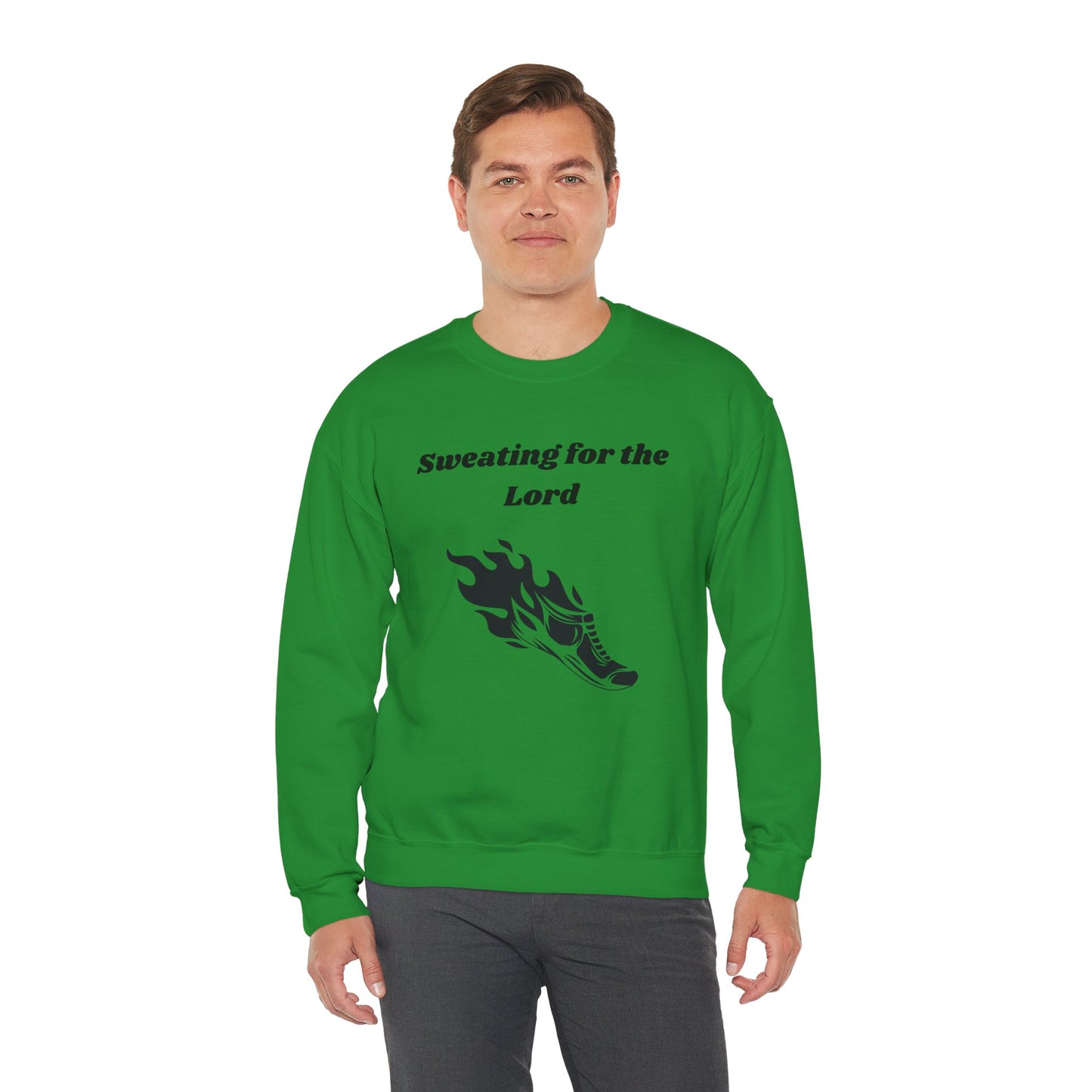 Sweating For The Lord Heavy Blend™ Crewneck Sweatshirt