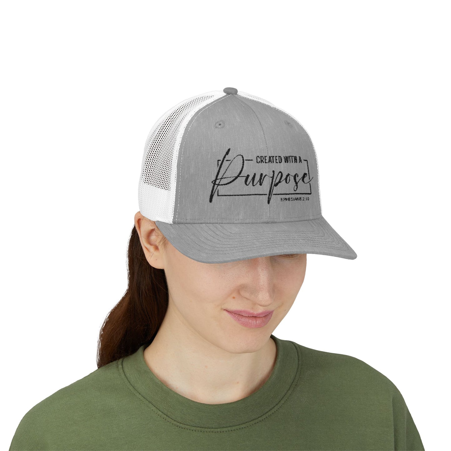 Created With A Purpose Snapback Cap