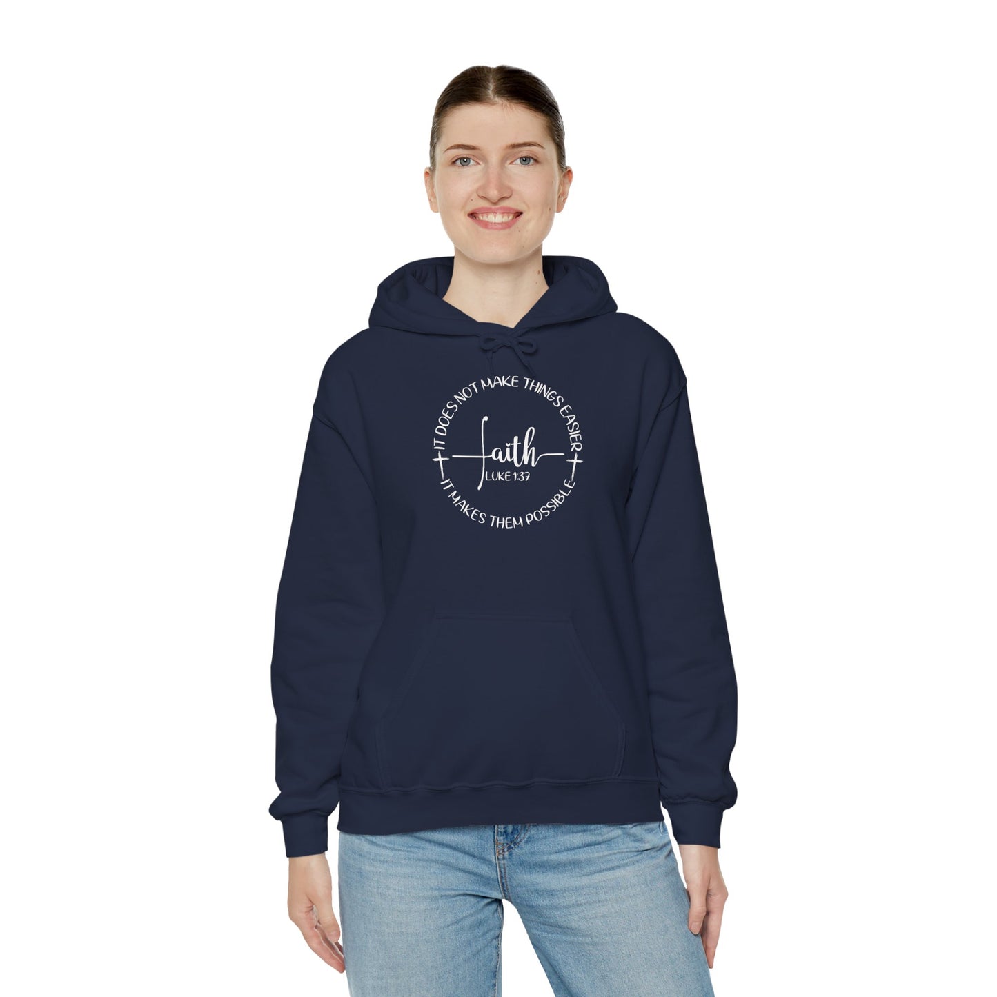 Faith Heavy Blended Hoodie