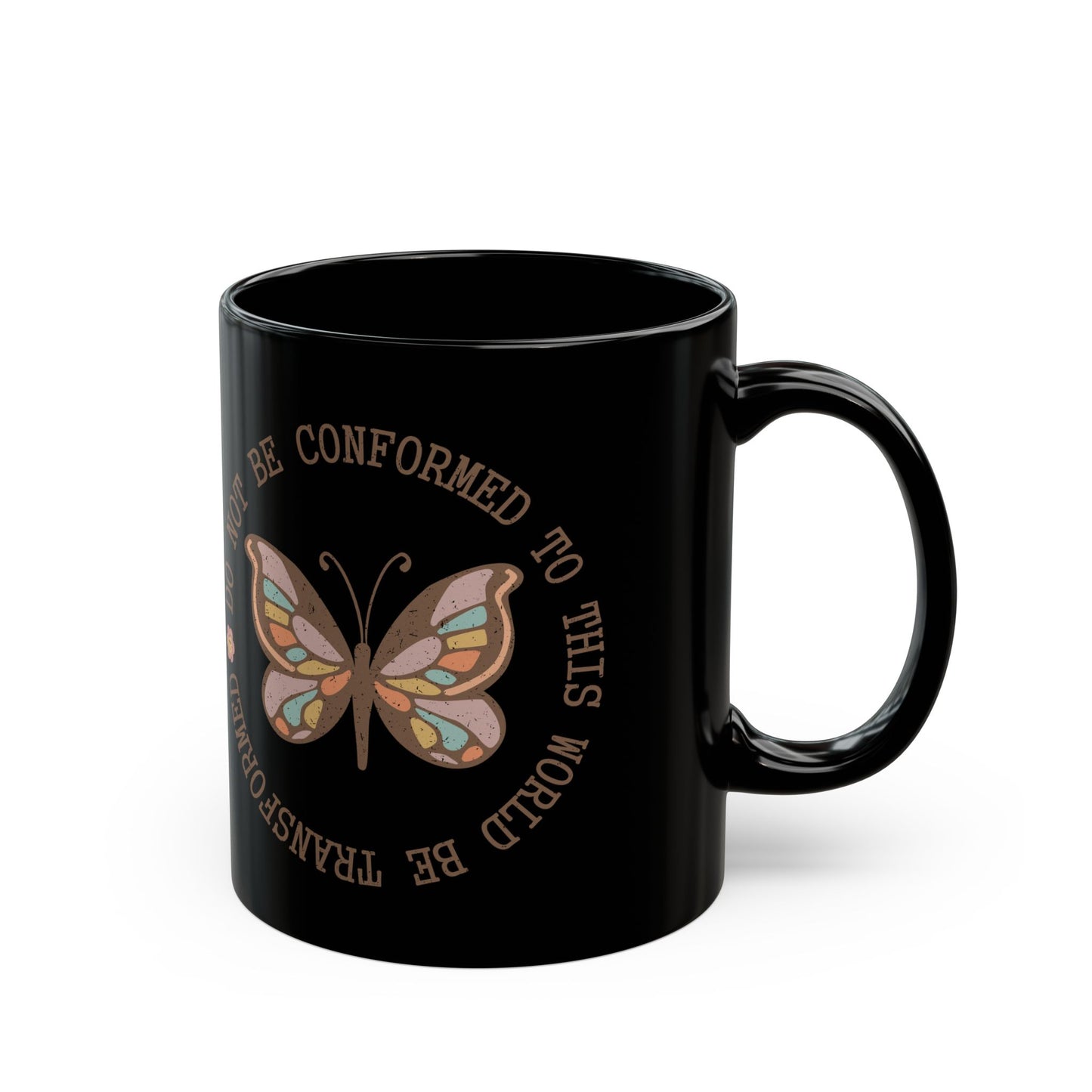 Do not be Conformed by the World Black Mug (11oz, 15oz)