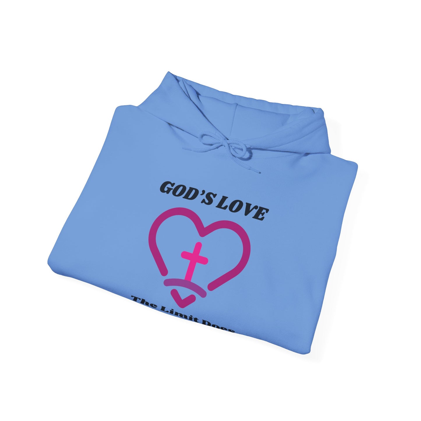 God's Love The Limit Does Not Exist Heavy Blend™ Hooded Sweatshirt