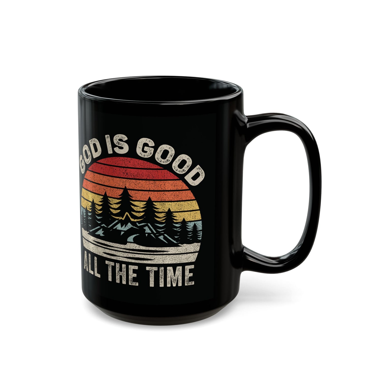 God Is Good Black Mug (11oz, 15oz)