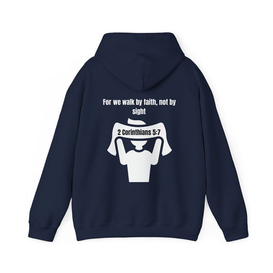 Walk by Faith Heavy Blend™ Hooded Sweatshirt