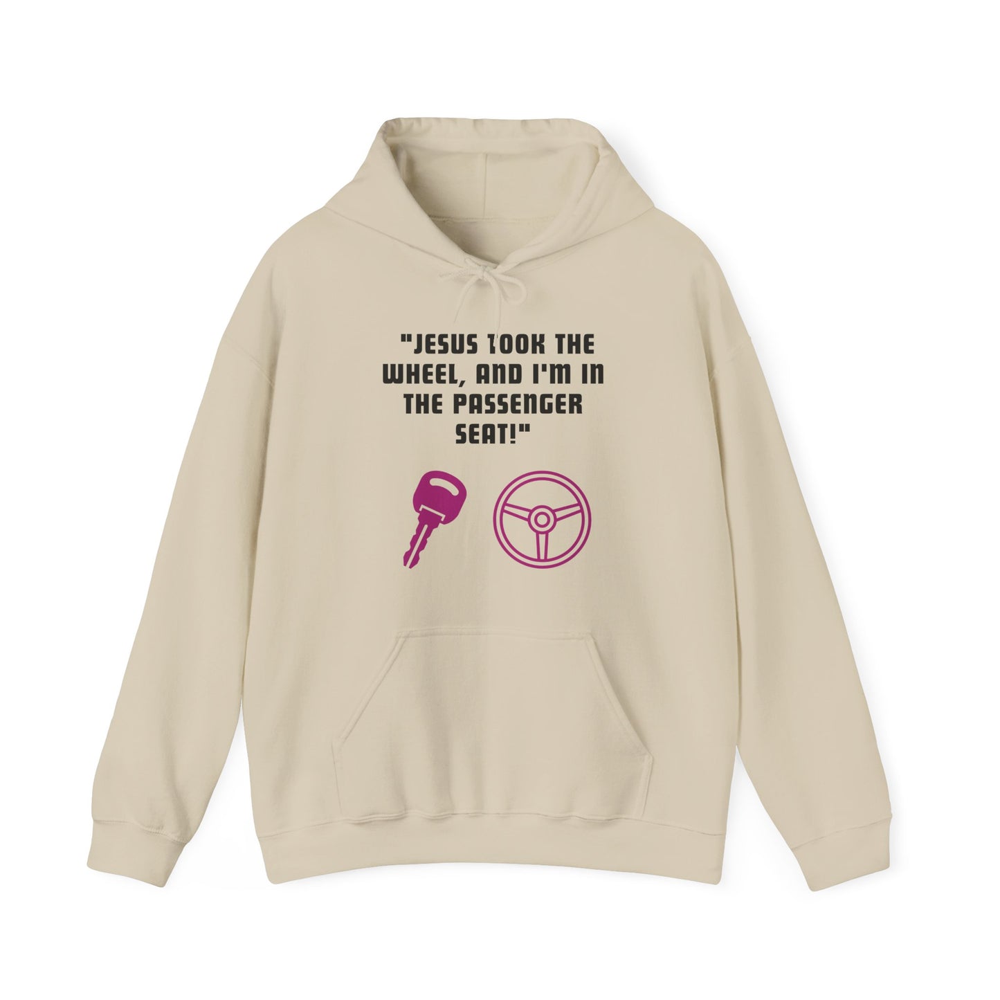 Jesus Took The Wheel Heavy Blend™ Hooded Sweatshirt