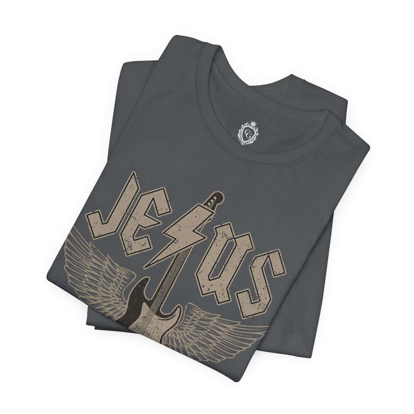 Jesus Highway To Heaven Jersey Short Sleeve Tee