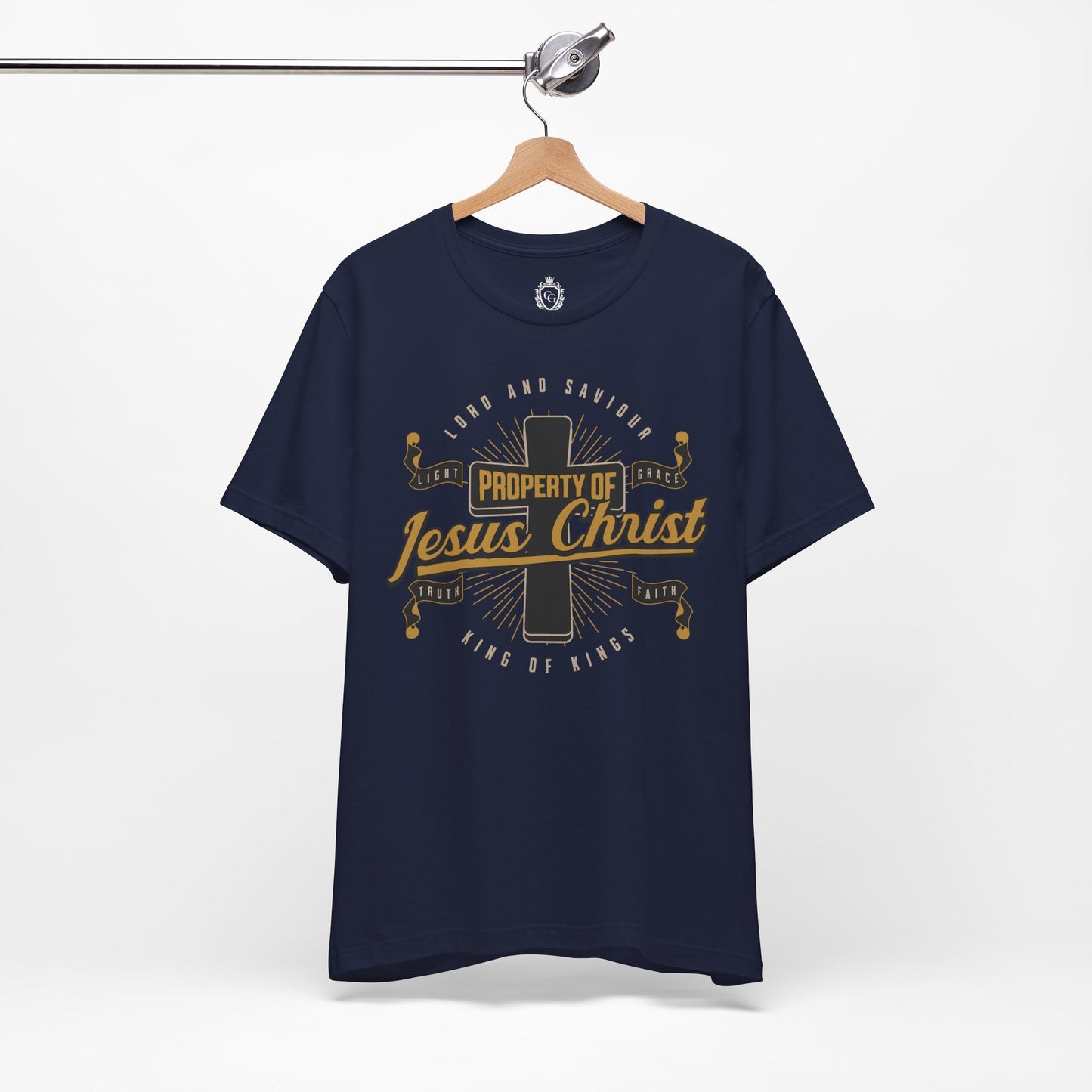 Property Of Jesus Christ Jersey Short Sleeve Tee