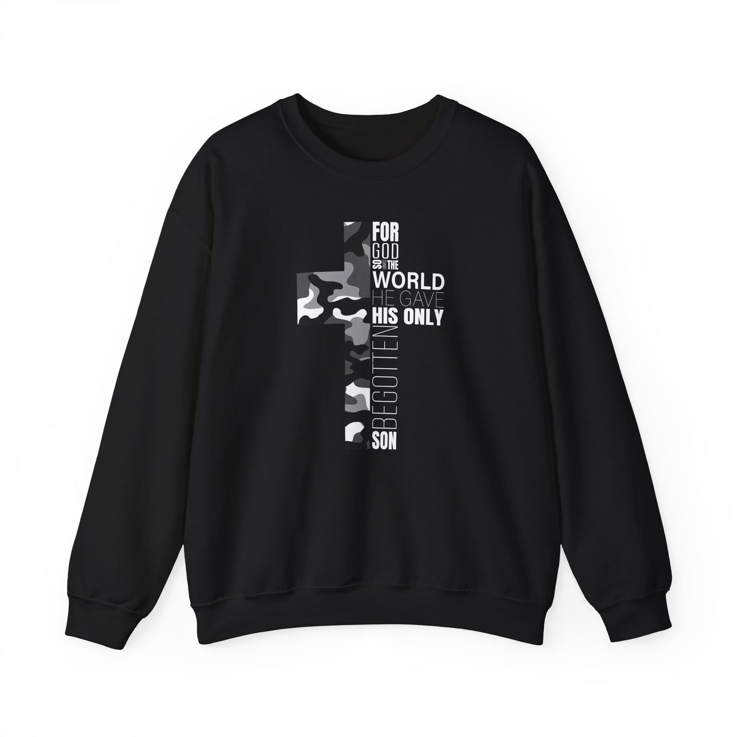 Men's Sweatshirt - For God So Loved The World