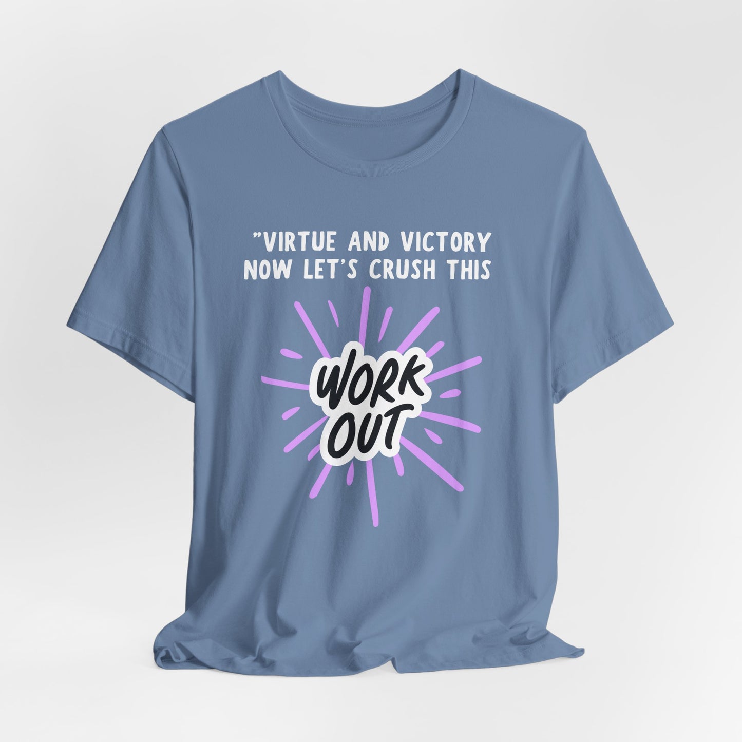 Virtue And Victory Workout Jersey Short Sleeve Tee