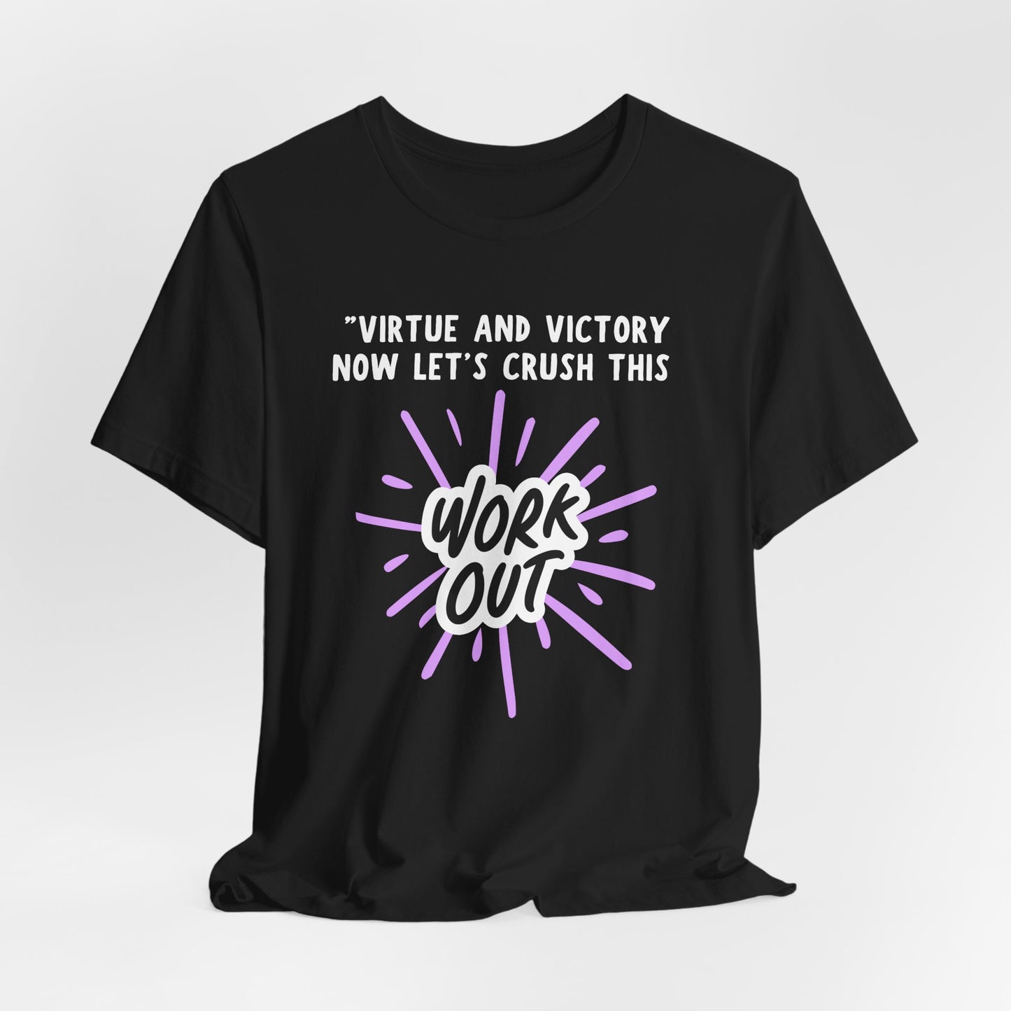 Virtue And Victory Workout Jersey Short Sleeve Tee