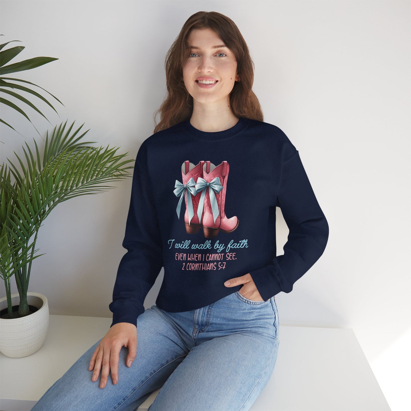 Walk By Faith Women Sweatshirt